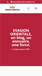Mobile Screenshot of evasion-orientale.com